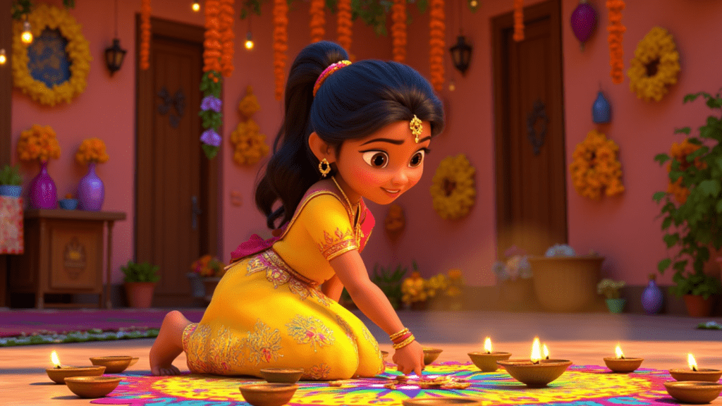 trending image prompts for diwali