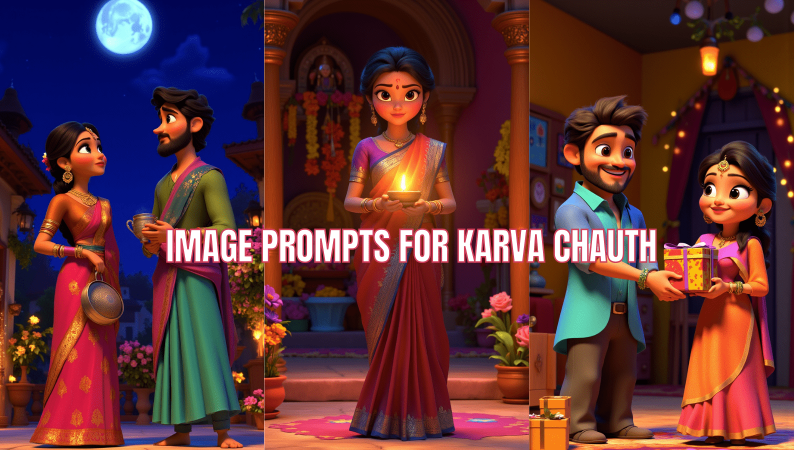 image prompts for karva chauth