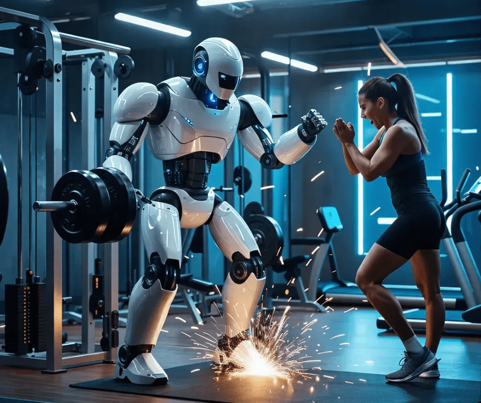 Funny AI Themed Image Prompts 4 funny ai themed image prompts