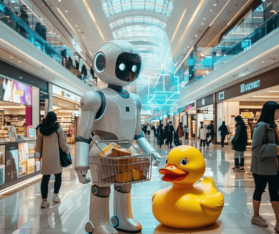 Funny AI Themed Image Prompts 6 funny ai themed image prompts