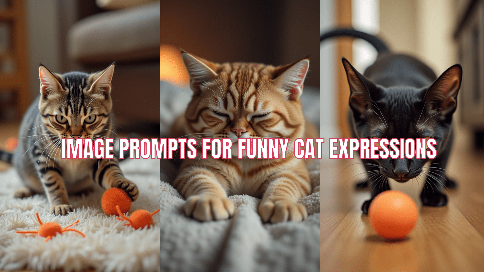 image prompts for funny cat expressions