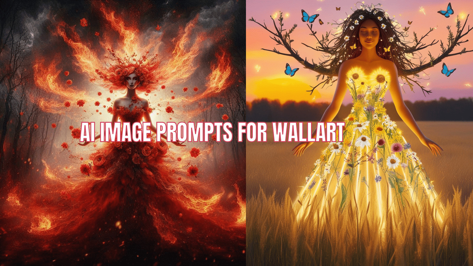 ai image prompts for wallart