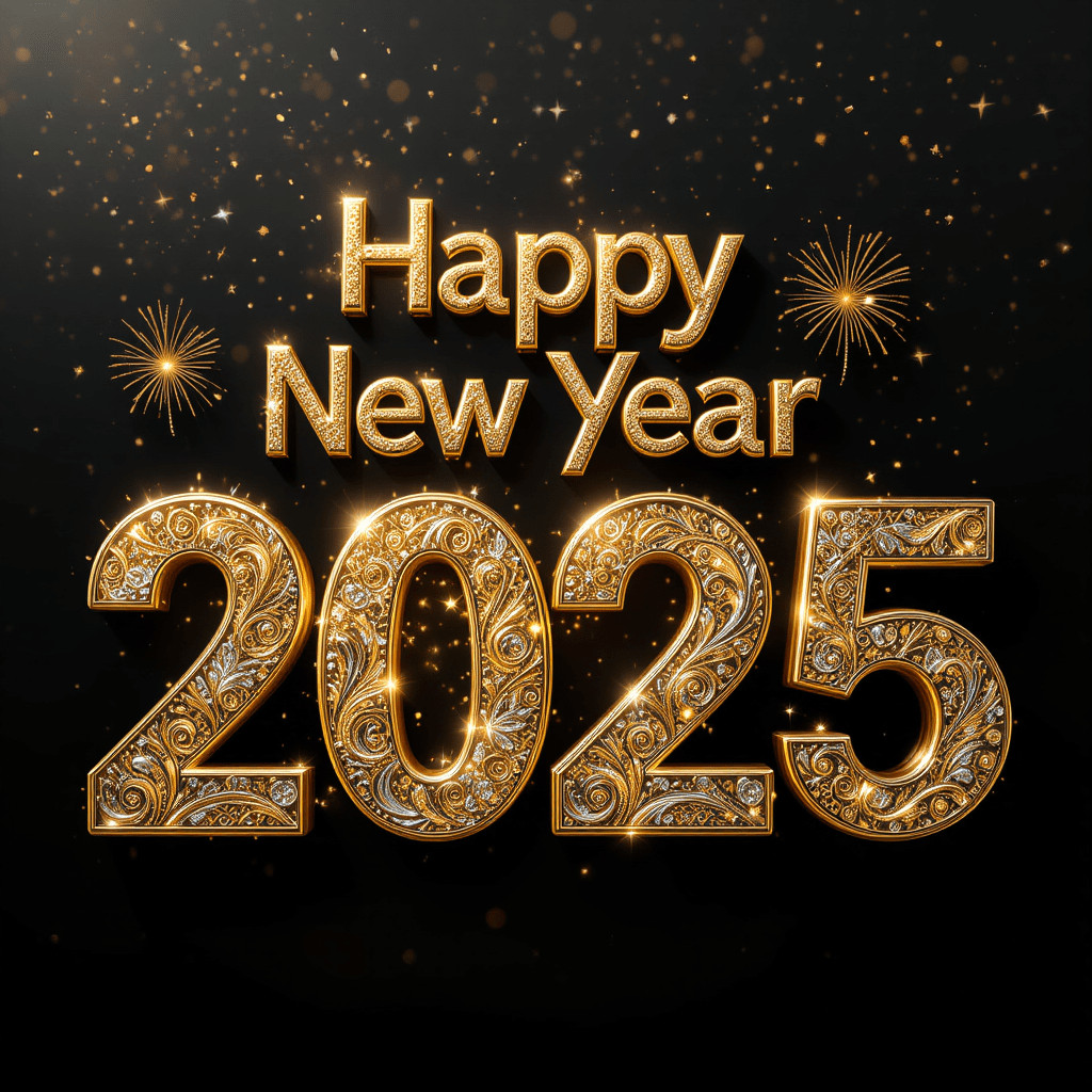 Chatgpt Image Prompts for Wordart Happy New Year