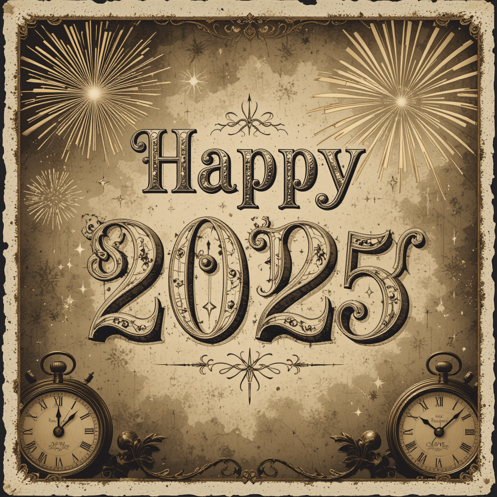 Chatgpt Image Prompts for Wordart Happy New Year