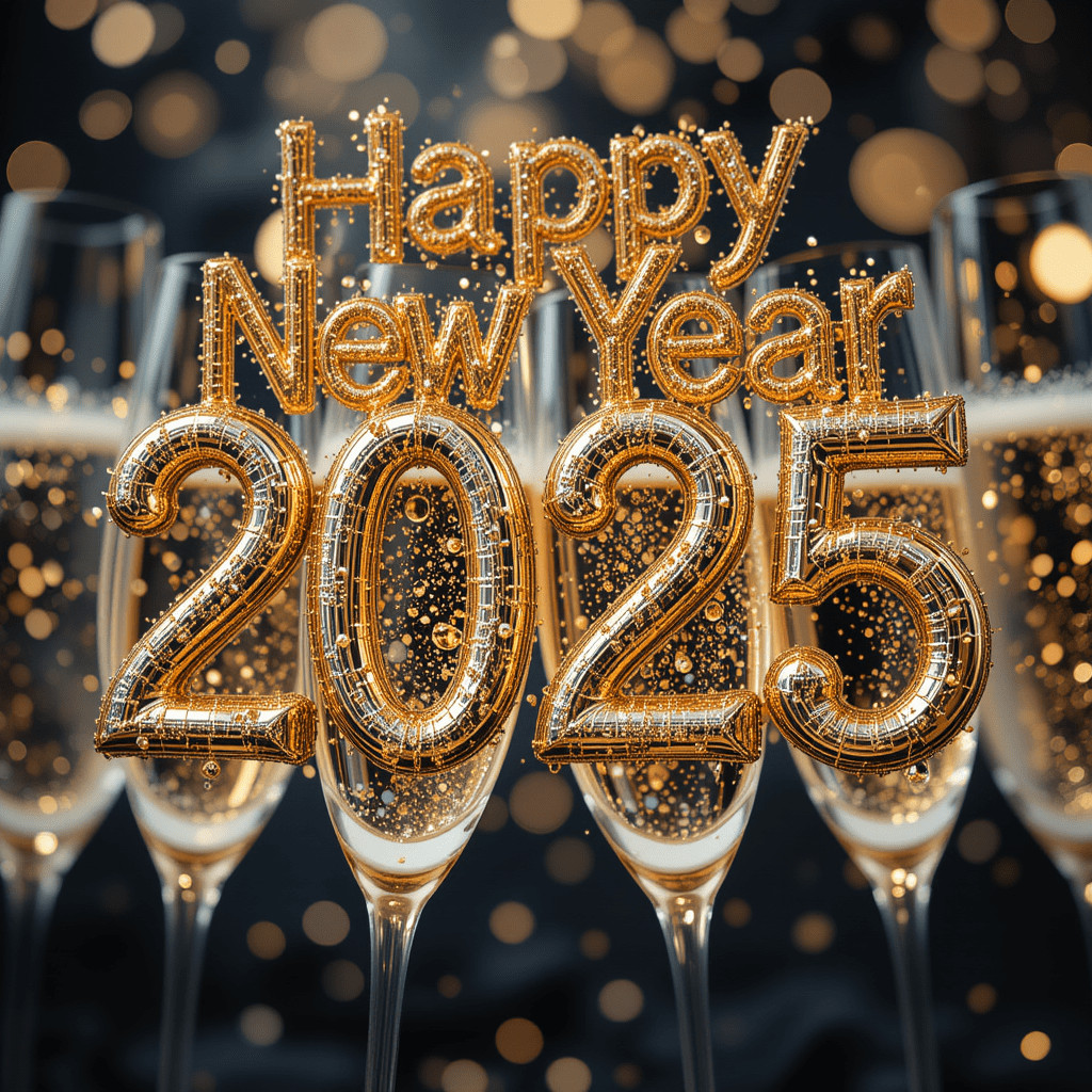 Chatgpt Image Prompts for Wordart Happy New Year