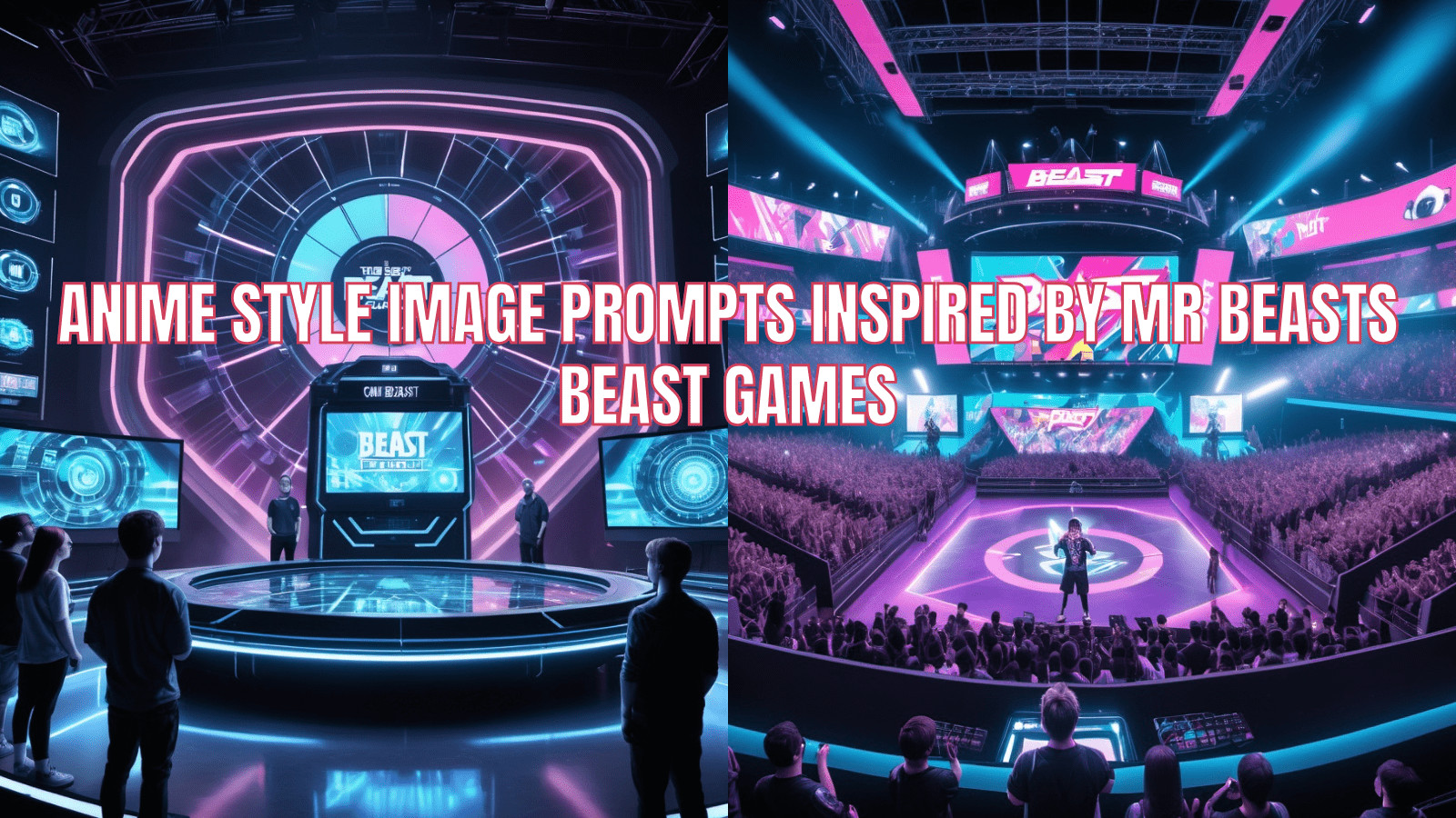 Anime Style Image Prompts Inspired by Mr Beasts Beast Games