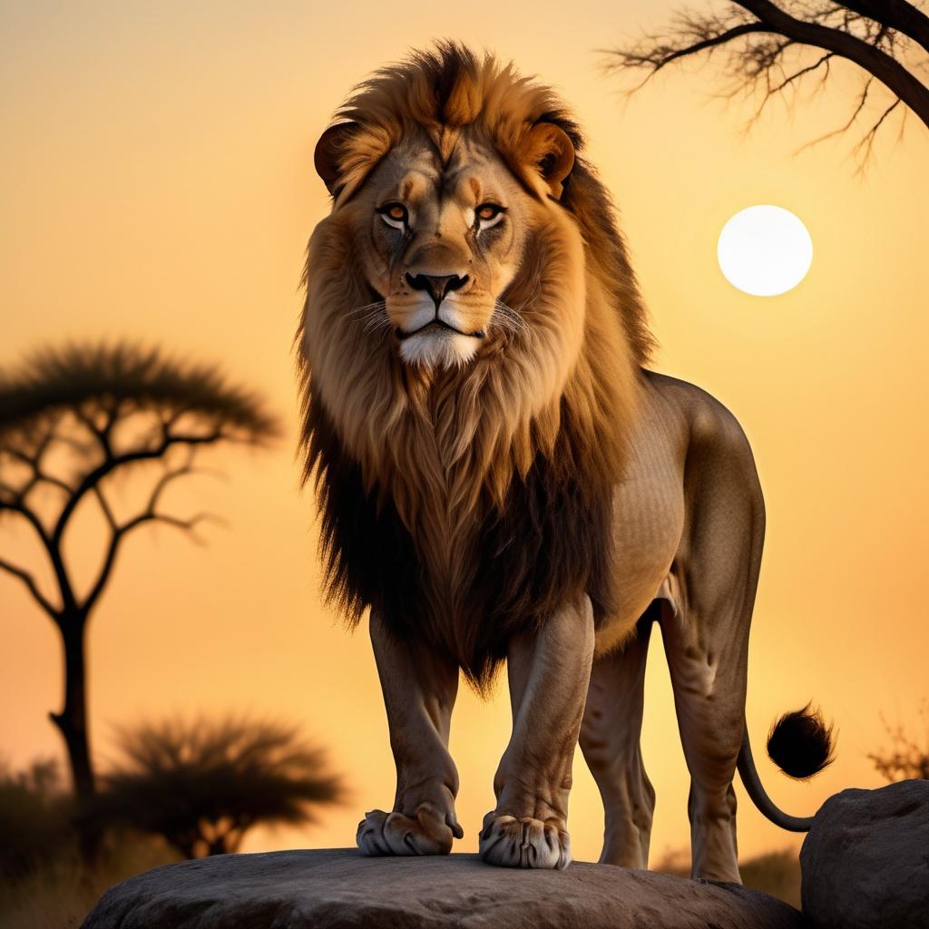 coloring image of mufasa lion