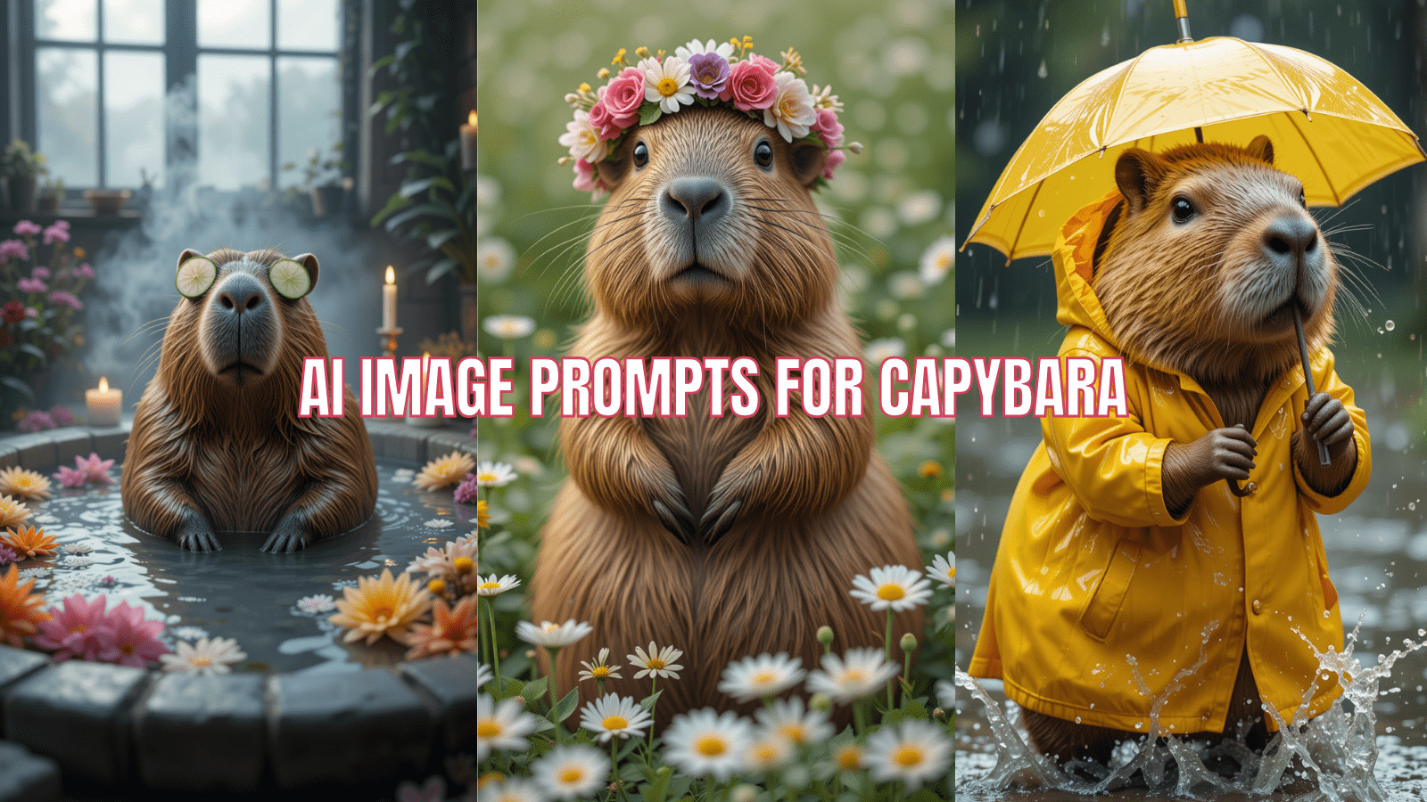 ai image prompts for capybara