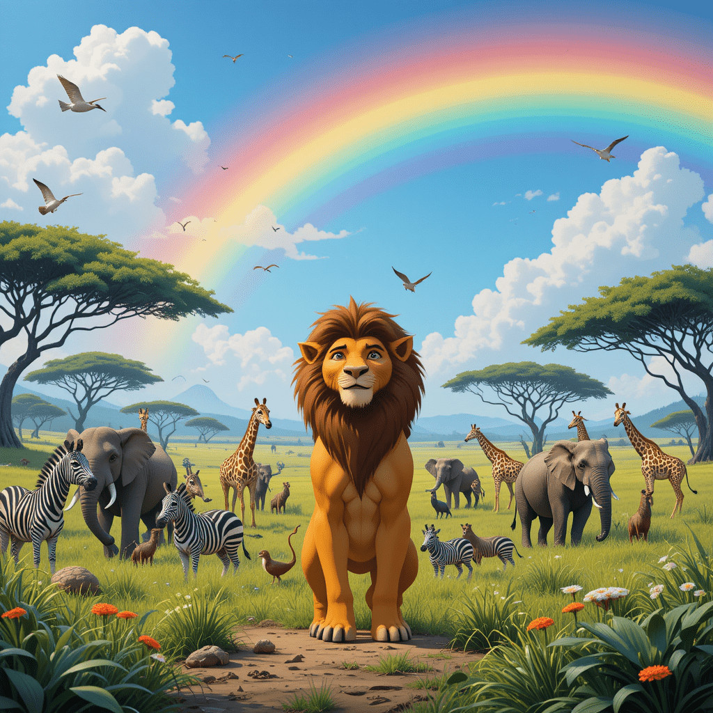 Chatgpt Image Prompts for Mufasa The Lion King With Quotes