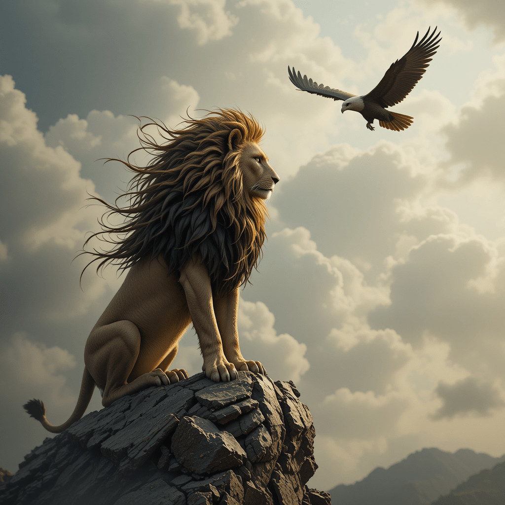 Chatgpt Image Prompts for Mufasa The Lion King With Quotes