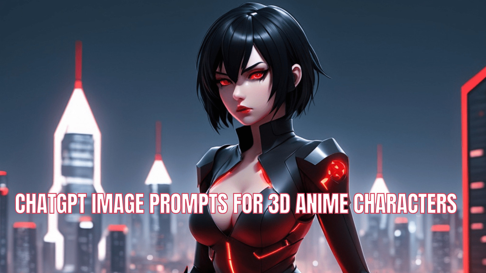 Chatgpt Image Prompts for 3D Anime Characters