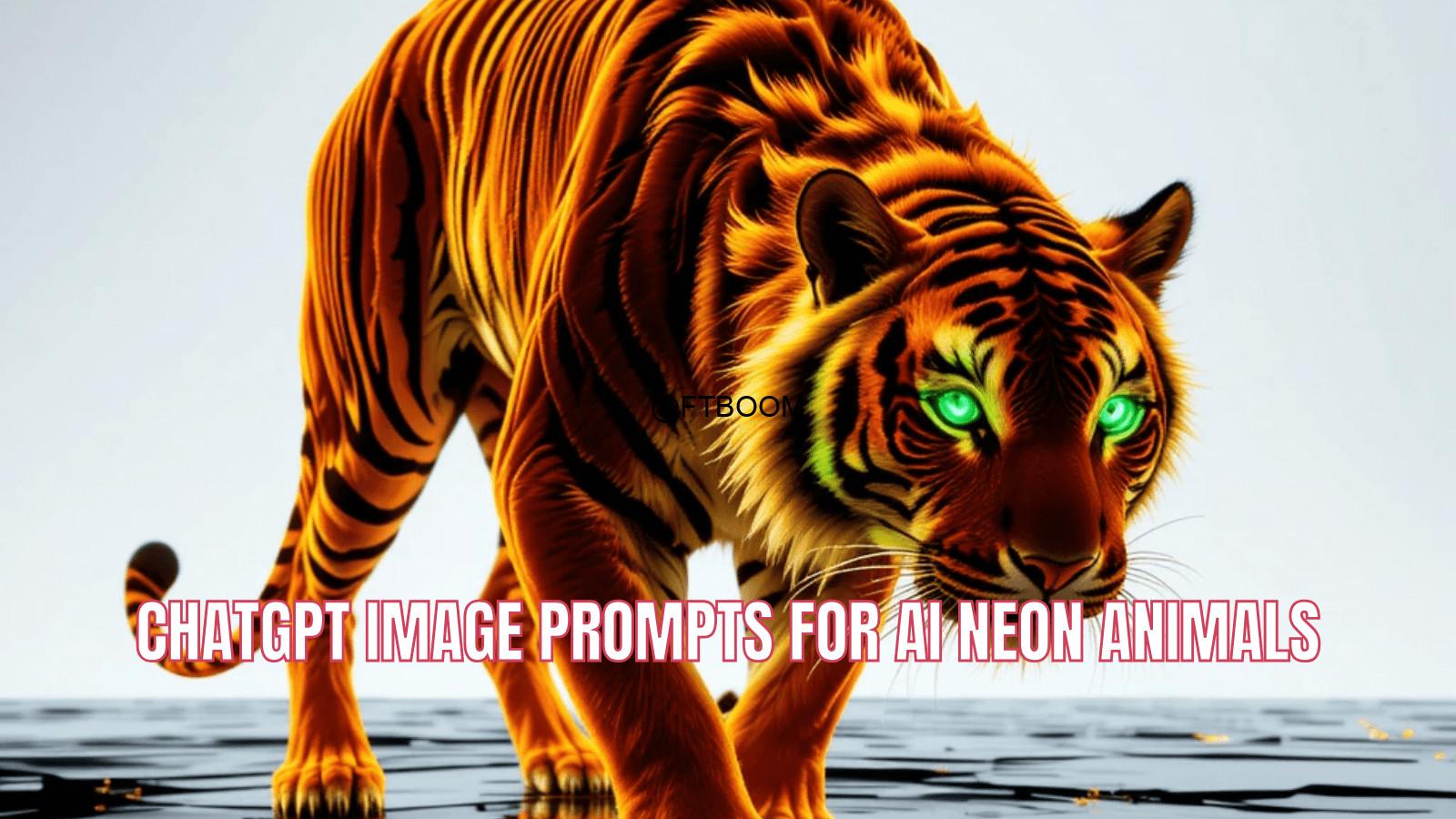 Chatgpt Image Prompts for AI Neon Animals