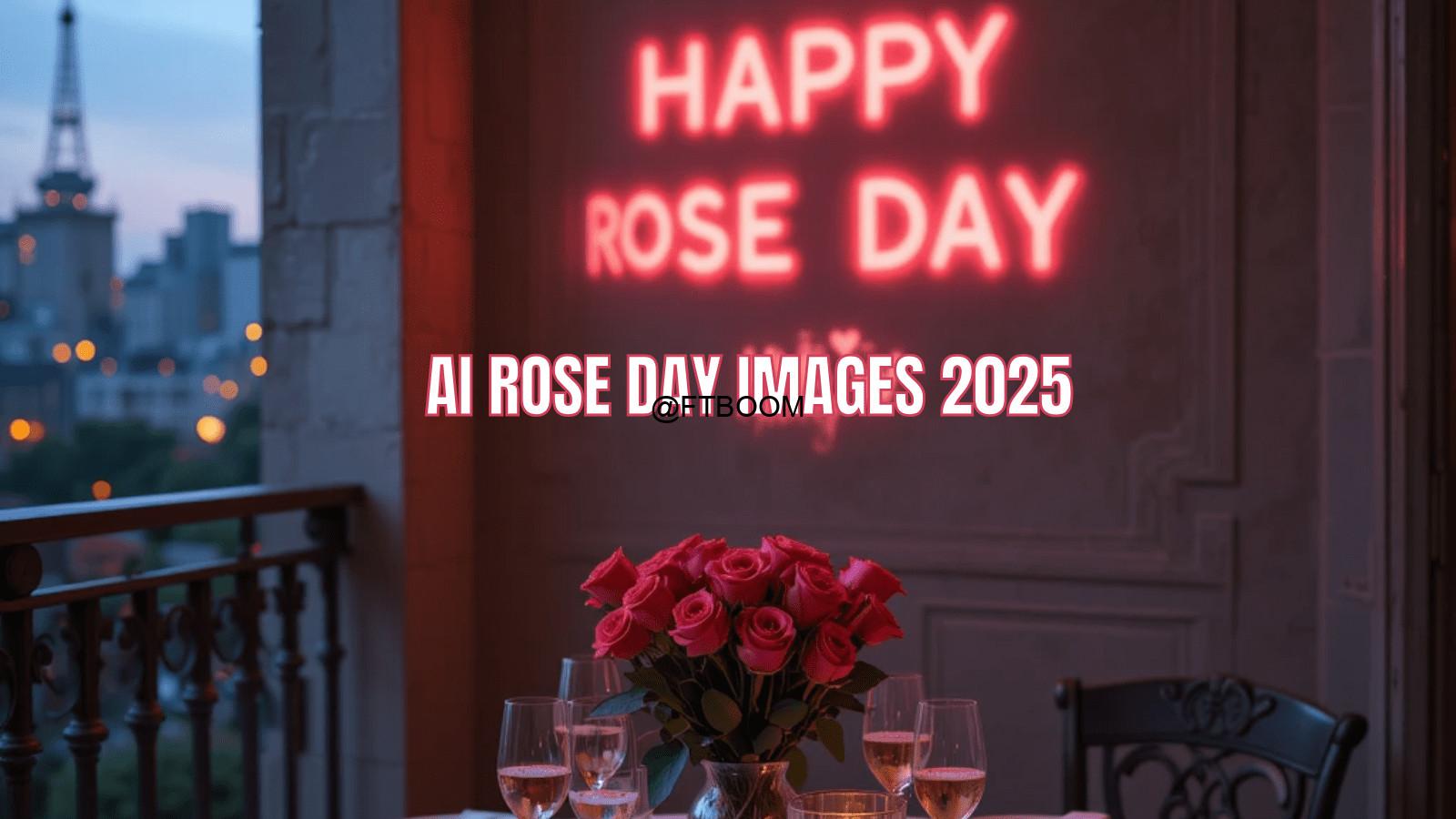 AI Rose Day Images 2025