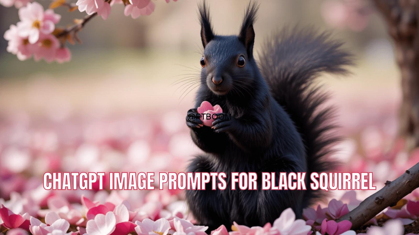 Chatgpt Image Prompts for Black Squirrel