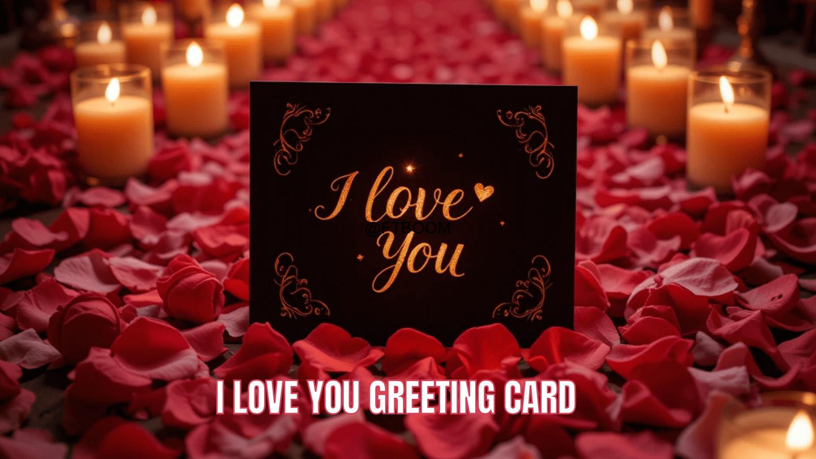 I Love You Greeting Card