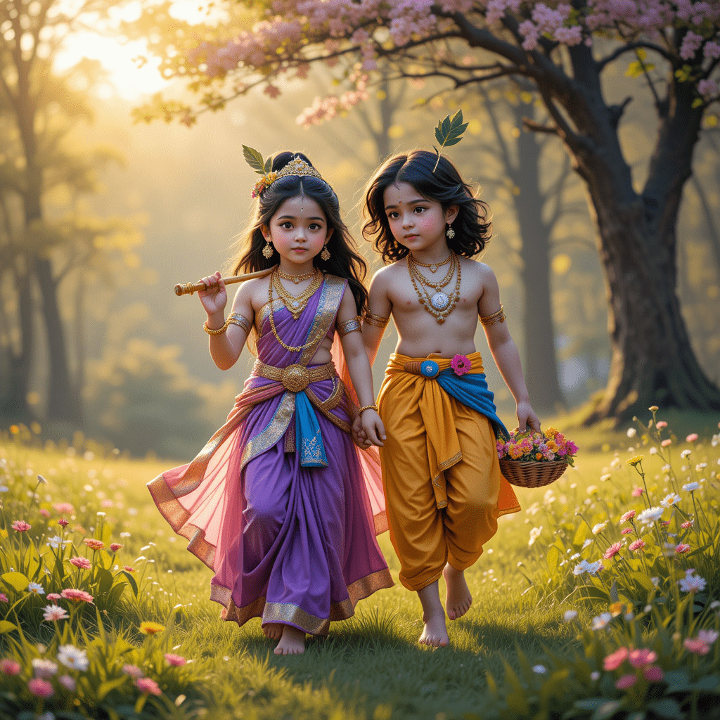 Chatgpt Image Prompts for Little Radhakrishna