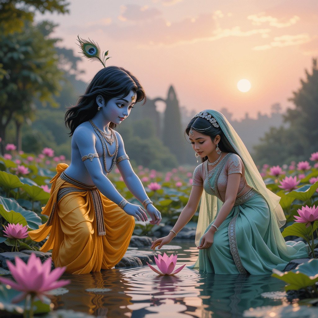 Chatgpt Image Prompts for Little Radhakrishna