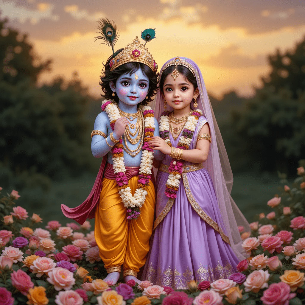 Chatgpt Image Prompts for Little Radhakrishna