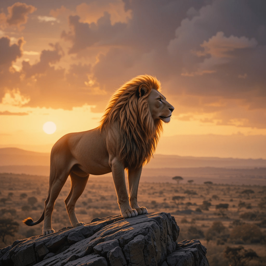 Chatgpt Image Prompts for King Lion Images