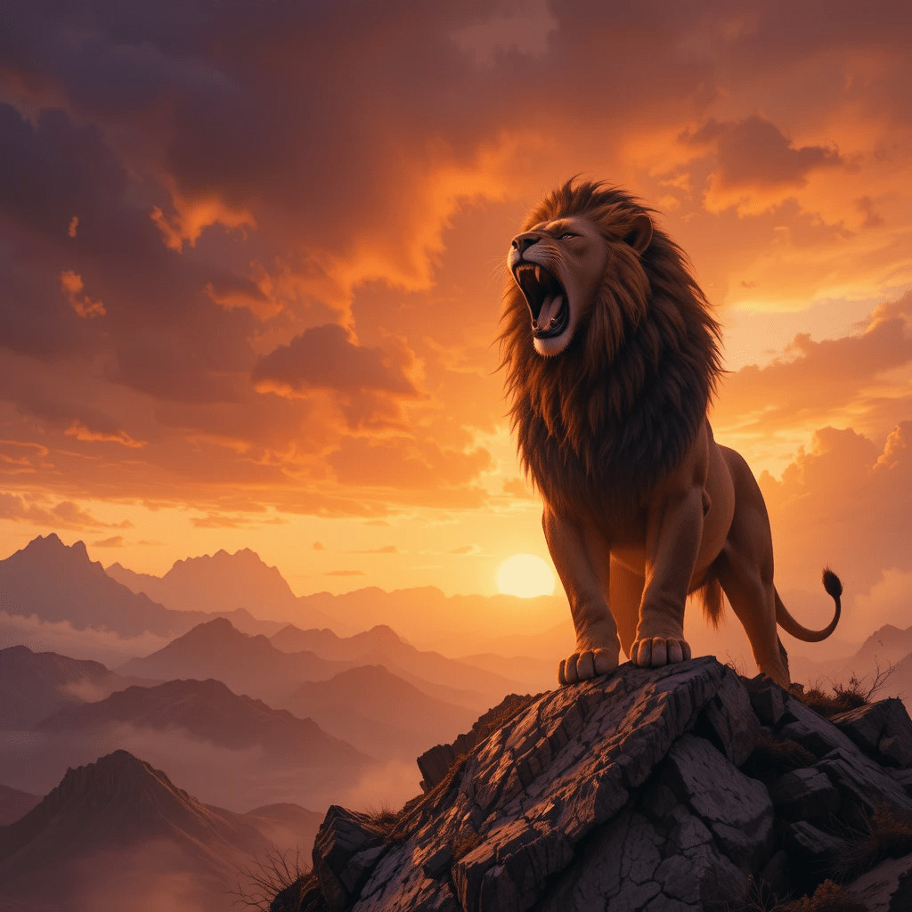 Chatgpt Image Prompts for King Lion Images