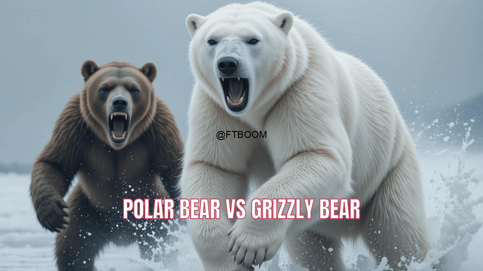 Polar Bear vs Grizzly Bear