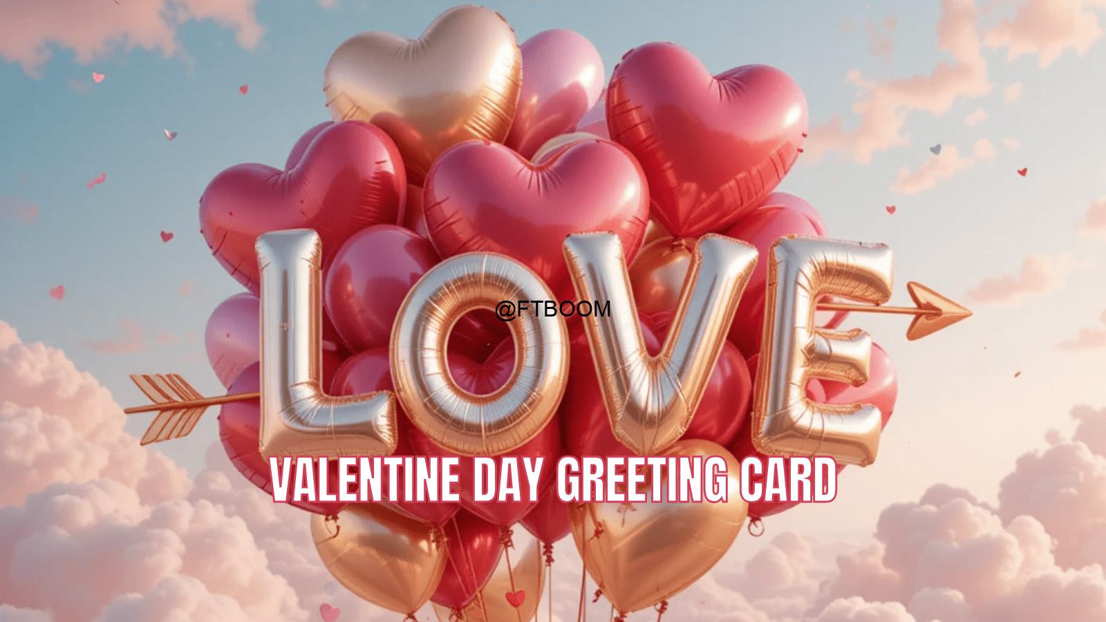 Valentine Day Greeting Card