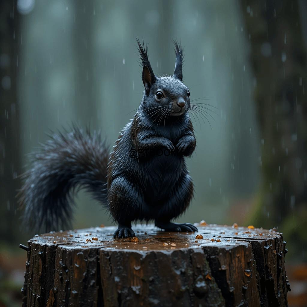 Chatgpt Image Prompts for Black Squirrel