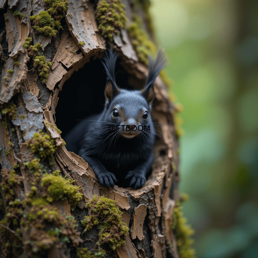 Chatgpt Image Prompts for Black Squirrel