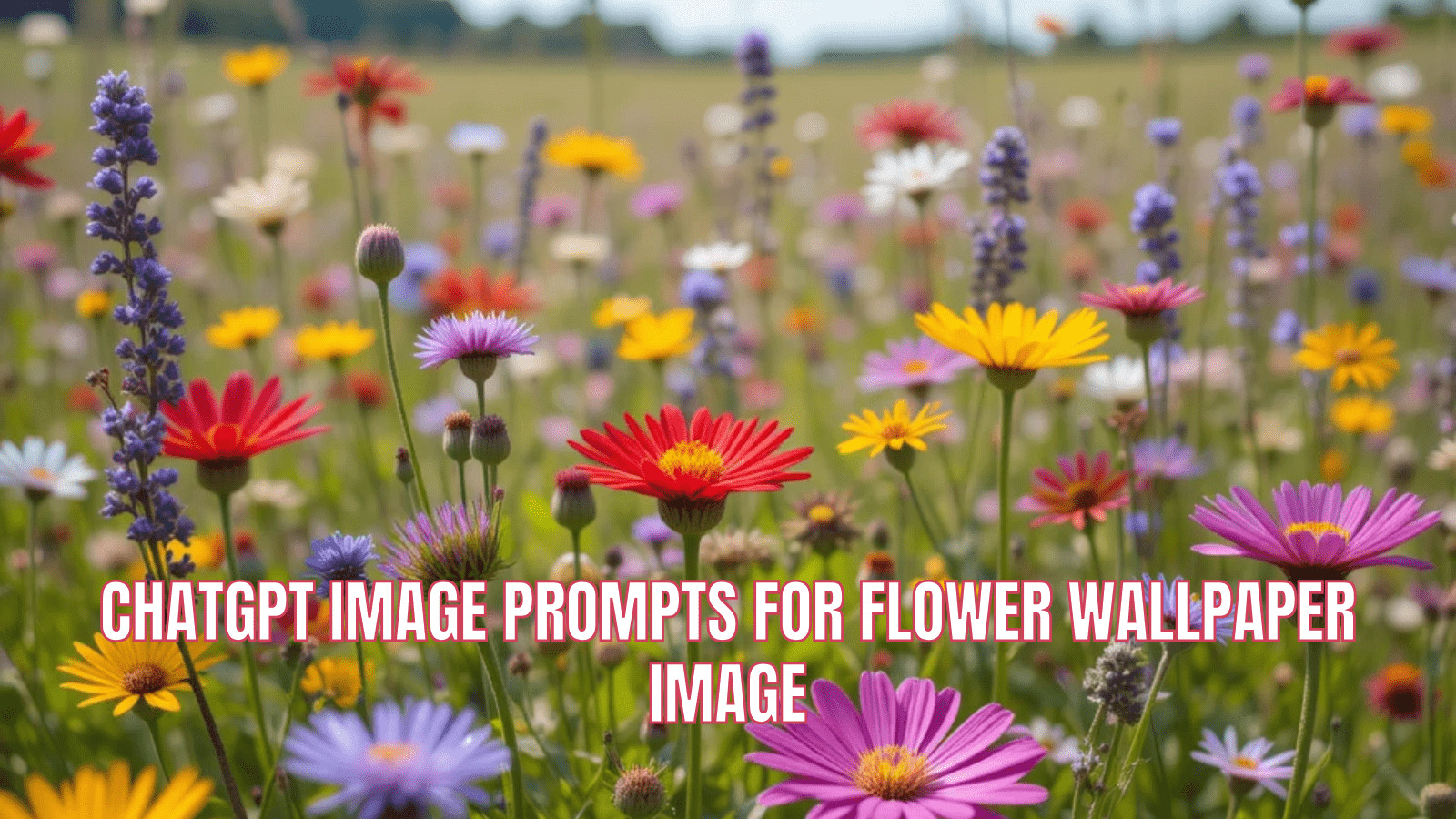 Chatgpt Image Prompts for Flower Wallpaper Image