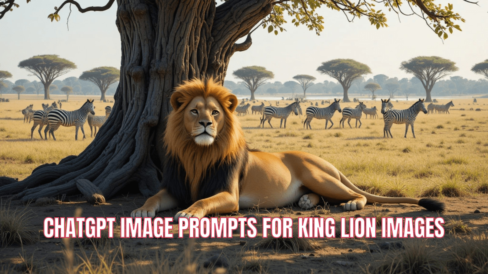 Chatgpt Image Prompts for King Lion Images