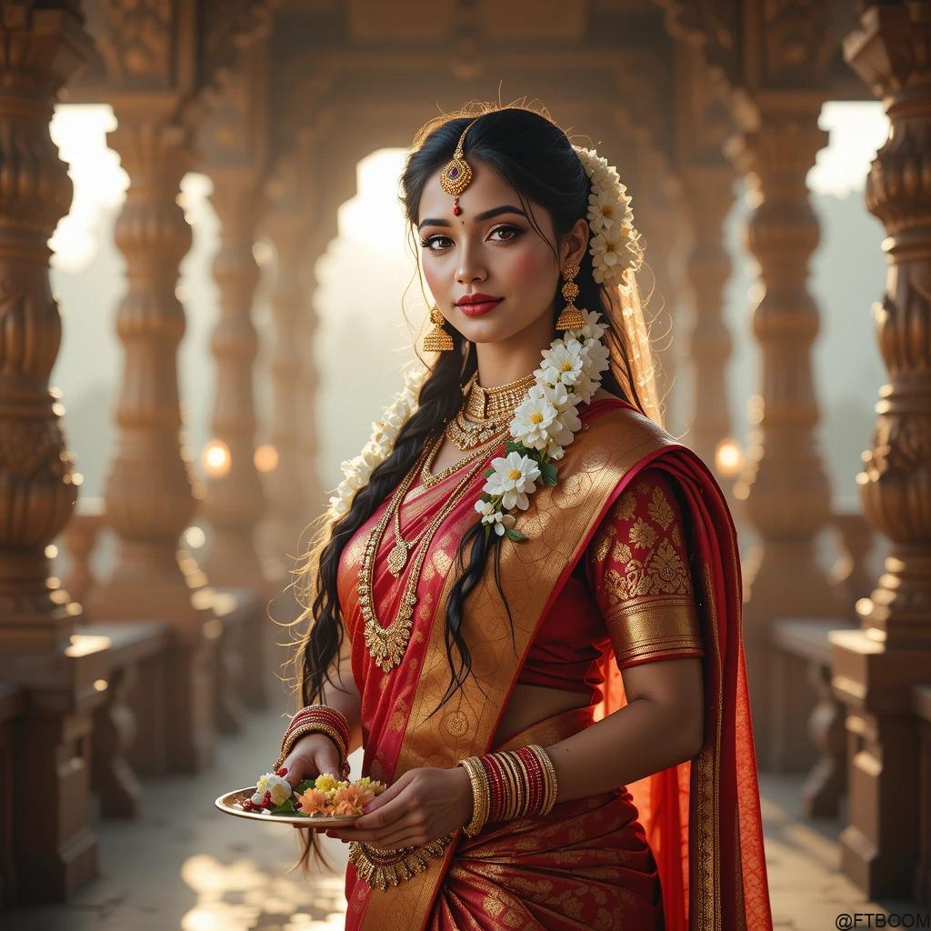 Chatgpt Image Prompts for Muhurtham Saree