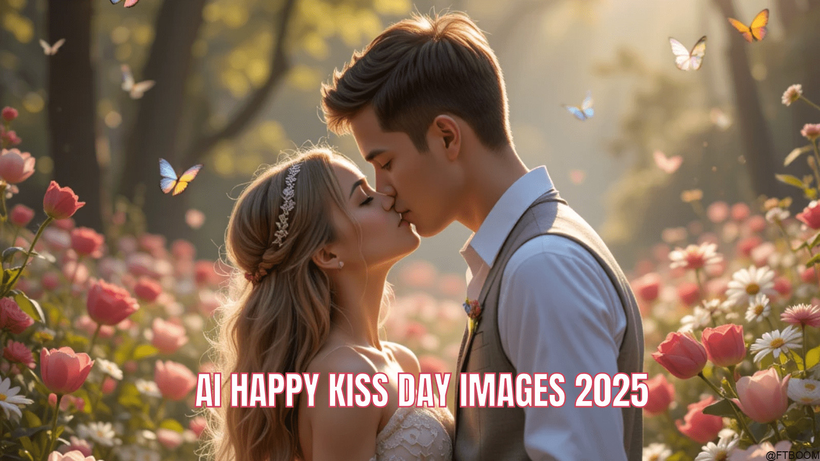 AI Happy Kiss Day Images 2025