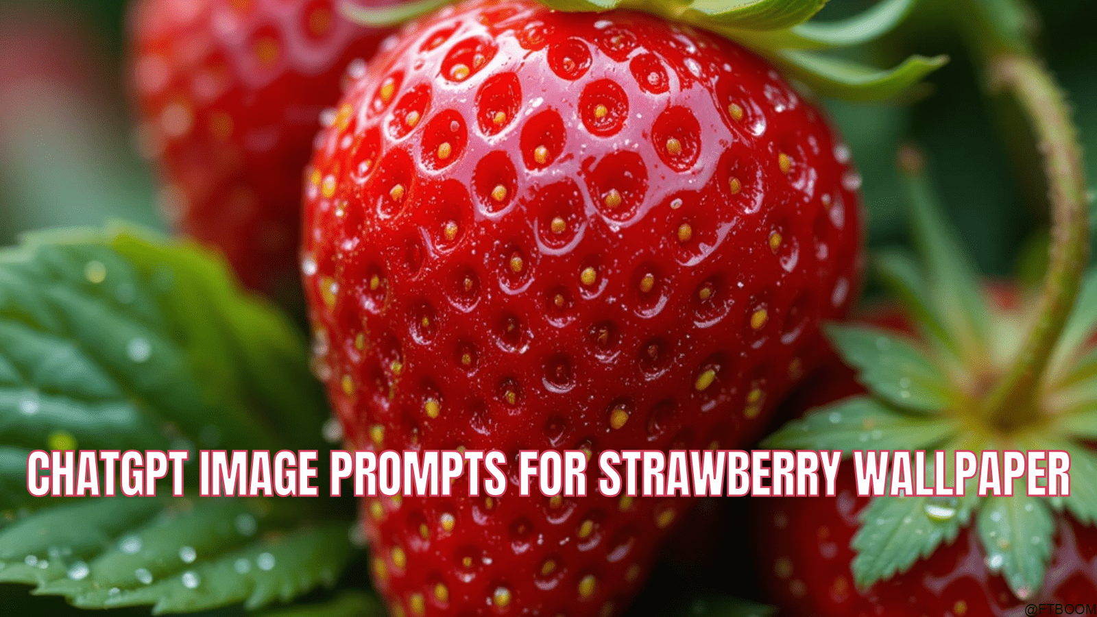 Chatgpt Image Prompts for Strawberry Wallpaper