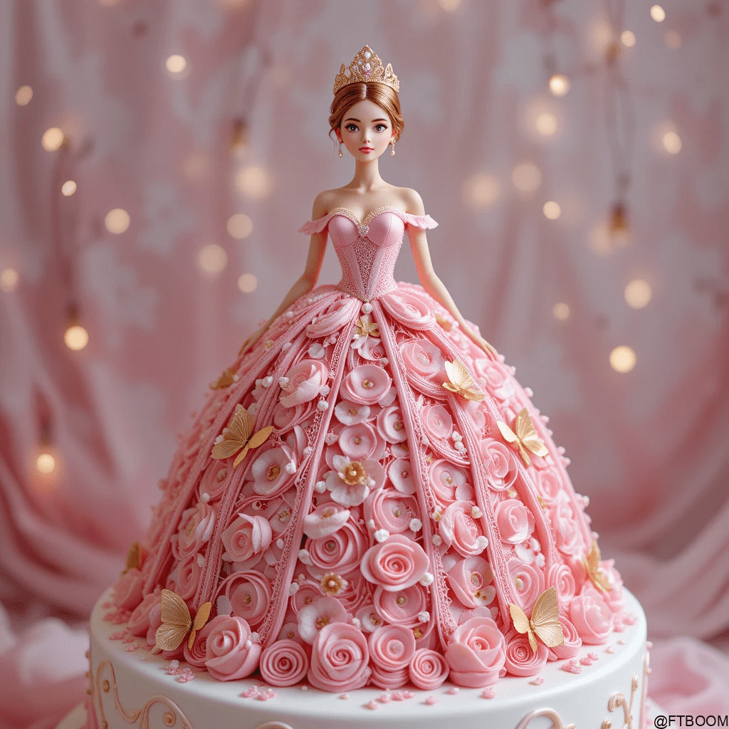 Chatgpt Image Prompts for Doll Cake Images