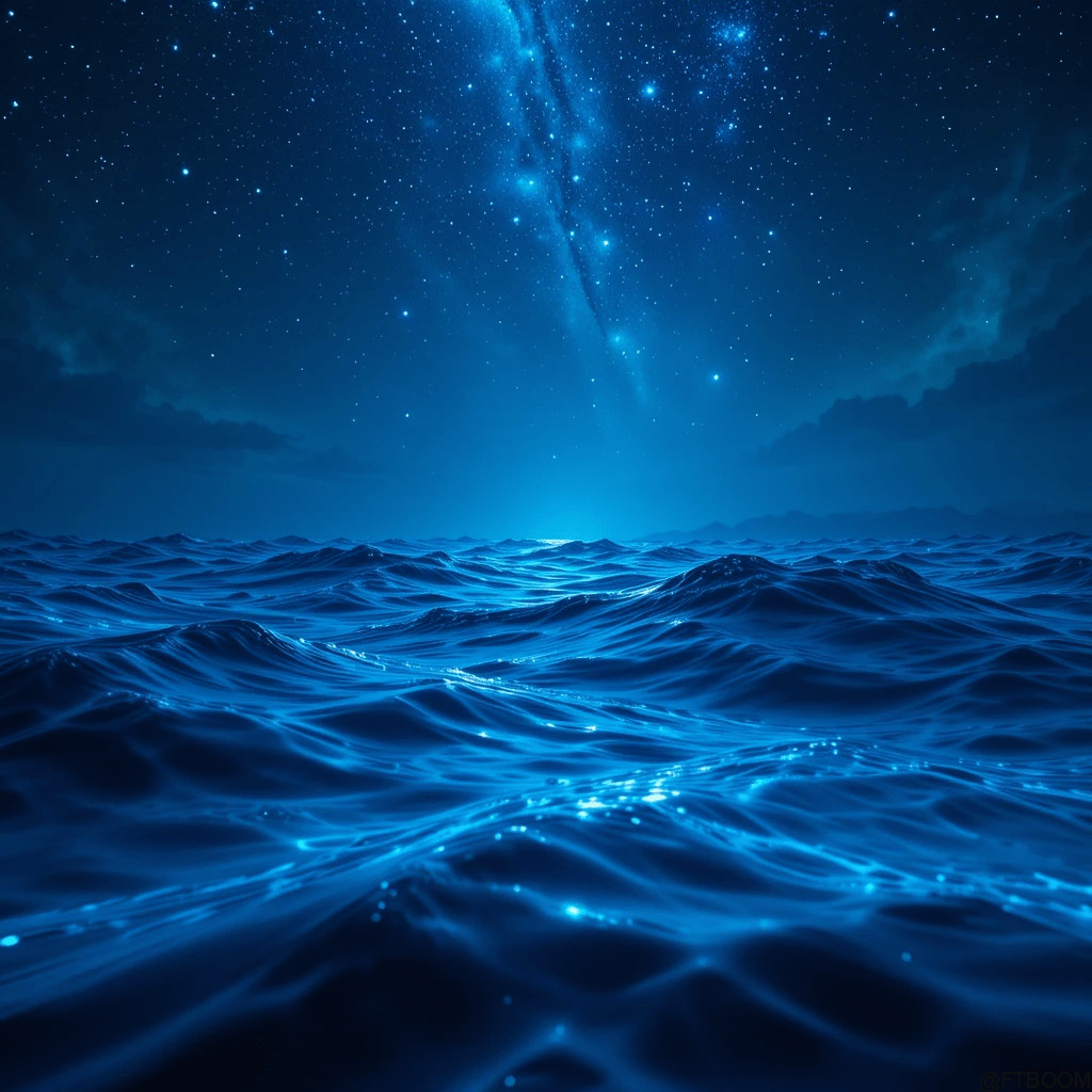 Chatgpt Image Prompts for Blue Wallpaper