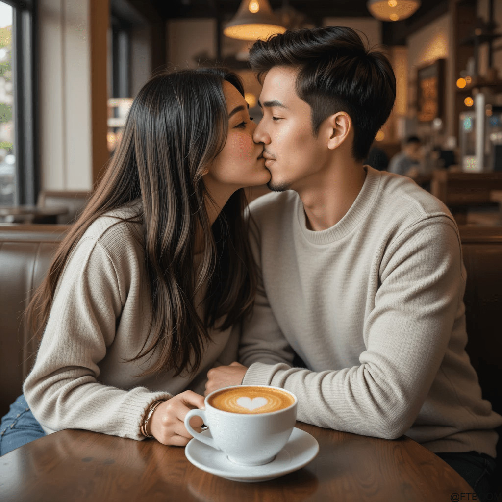 AI Happy Kiss Day Images 2025