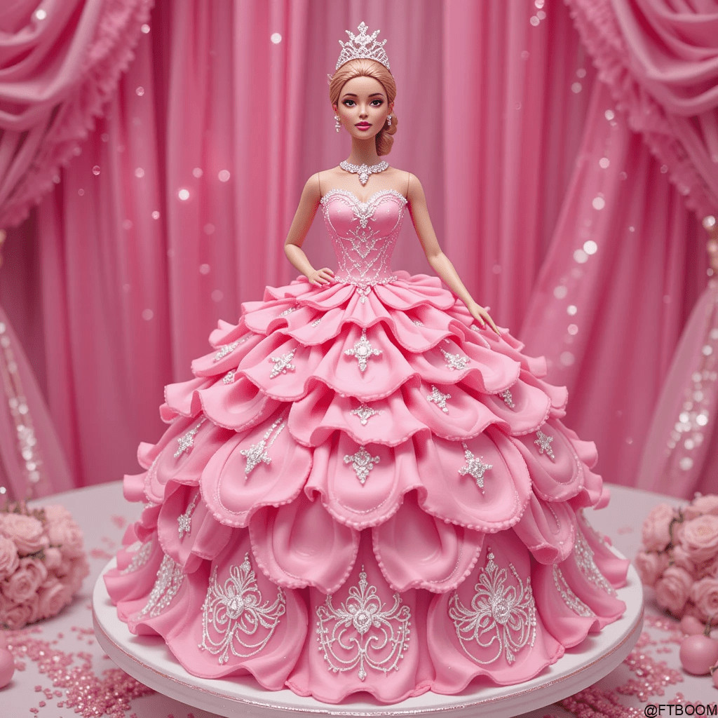 Chatgpt Image Prompts for Doll Cake Images