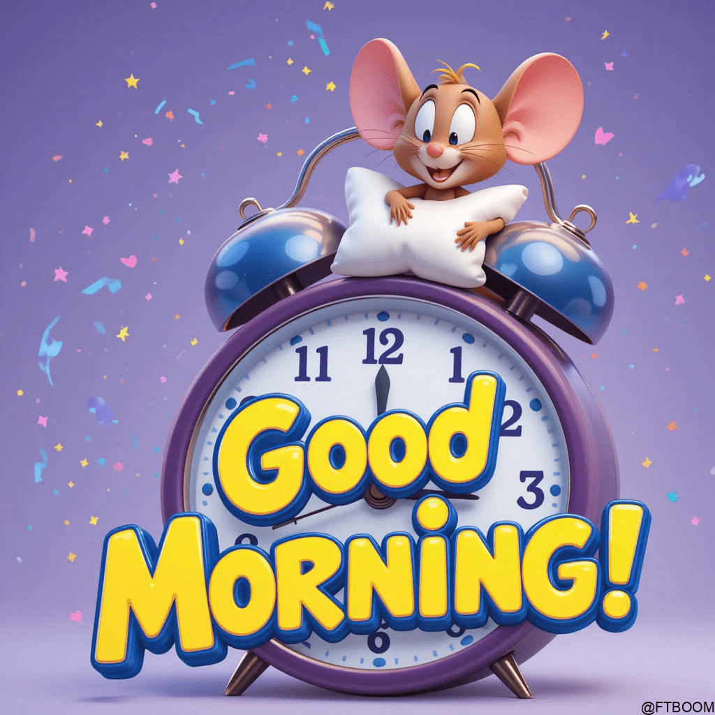 Chatgpt Image Prompts for Tom and Jerry Good Morning Images