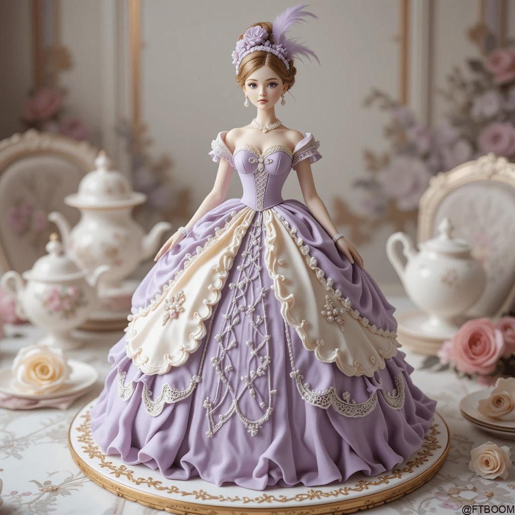 Chatgpt Image Prompts for Doll Cake Images