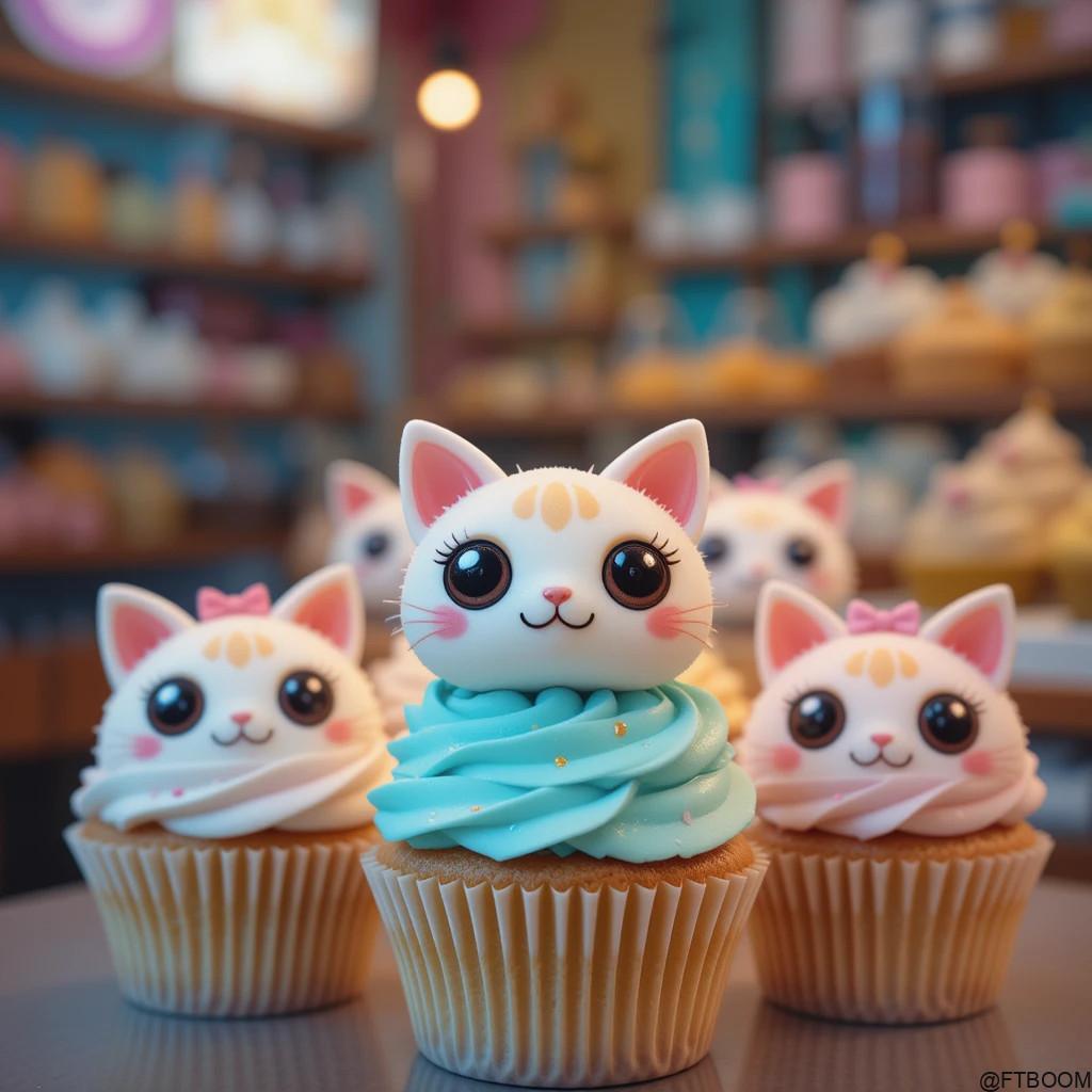 Chatgpt Image Prompts for Cat Cupcakes