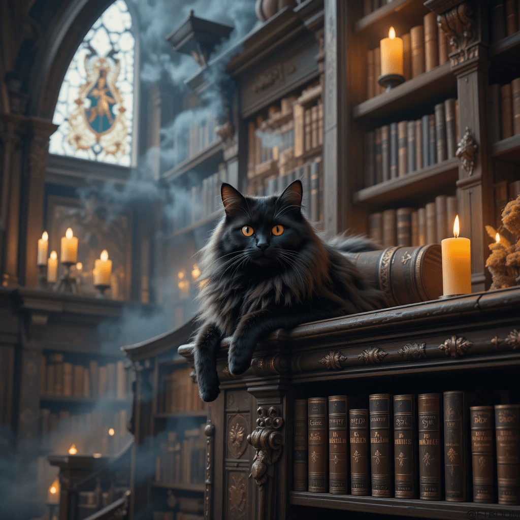 Chatgpt Prompts for Black Smoke Maine Coon Cat Images