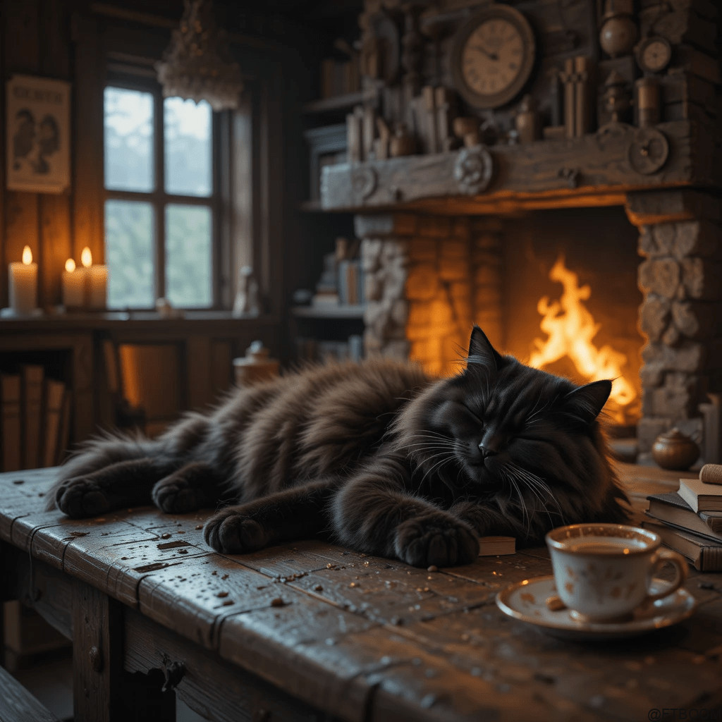 Chatgpt Prompts for Black Smoke Maine Coon Cat Images