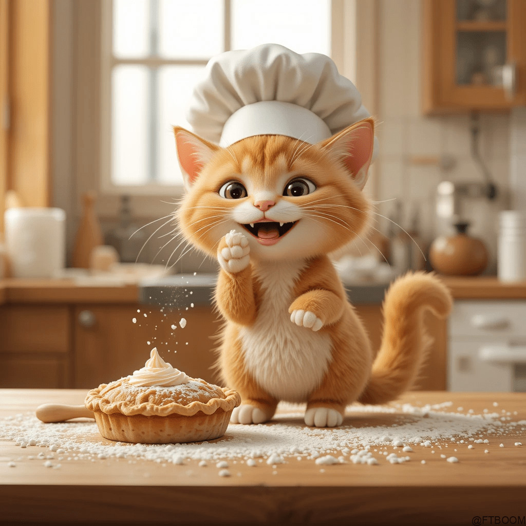 Chatgpt Prompts for 3D Pixar Style Cute Cat 2025 8 3D Pixar Style Cute Cat 2025