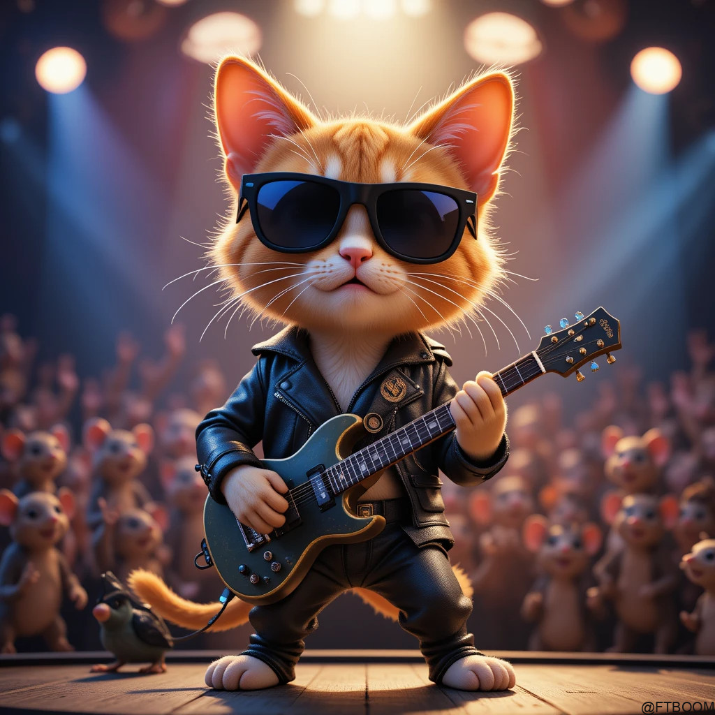 Chatgpt Prompts for 3D Pixar Style Cute Cat 2025 9 3D Pixar Style Cute Cat 2025