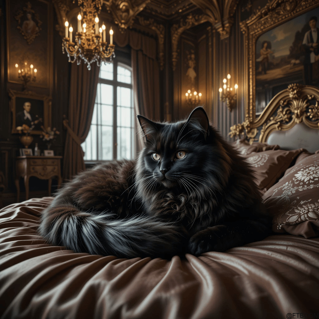 Chatgpt Prompts for Black Smoke Maine Coon Cat Images