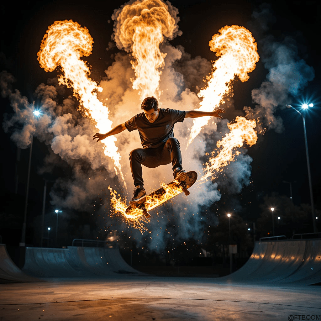 Chatgpt Image Prompts for Skateboard Wallpaper