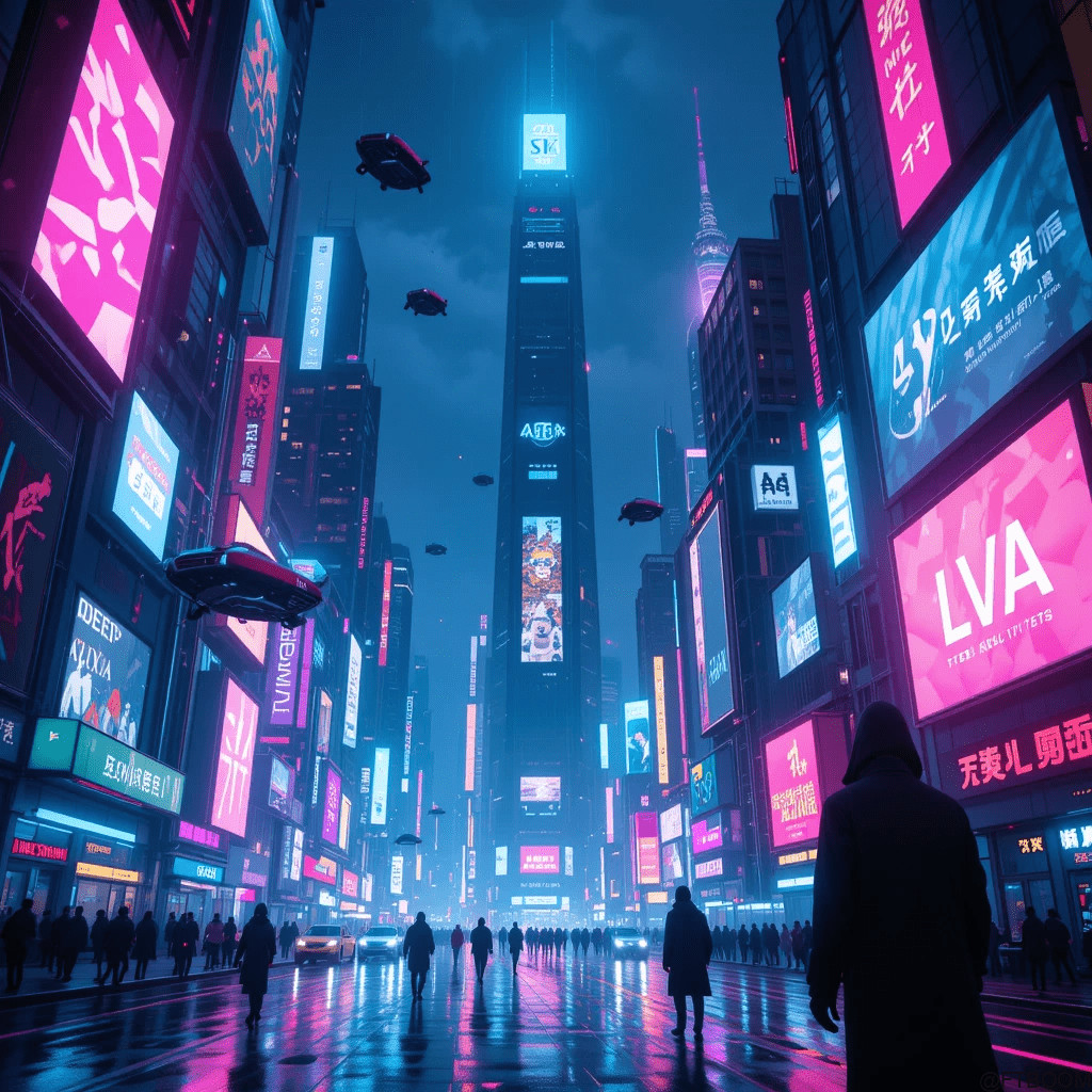 Chatgpt Prompts for Cyberpunk Cityscape 2025 2 Cyberpunk Cityscape 2025