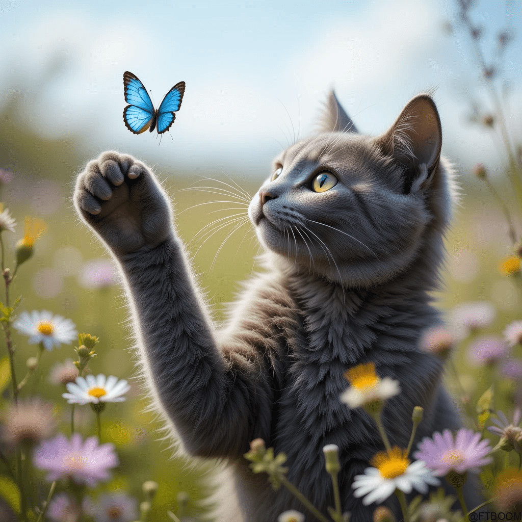 Chatgpt Prompts for Russian Blue Cat Images 11 Russian Blue Cat Images