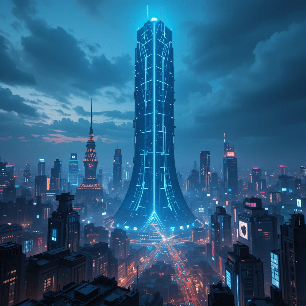 Chatgpt Prompts for Cyberpunk Cityscape Wallpaper 2025 8 Cyberpunk Cityscape Wallpaper 2025